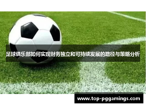 足球俱乐部如何实现财务独立和可持续发展的路径与策略分析